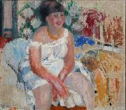 Rik Wouters Woman on the Bedside France oil painting artist